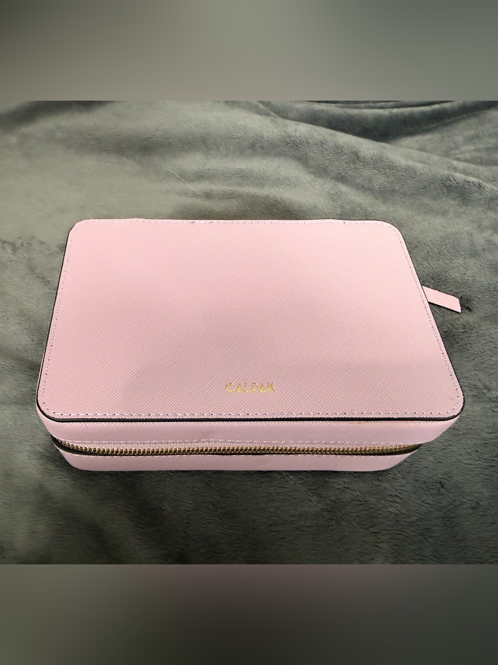 CalPak Travel Jewelry Organizer with Gold Accents